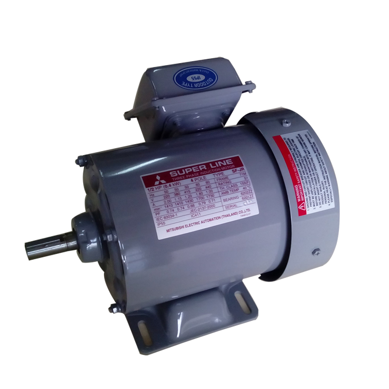 Imported Mitsubishi, MITSUBISHI SF-JR motor, 0.4KW three-phase asynchronous motor